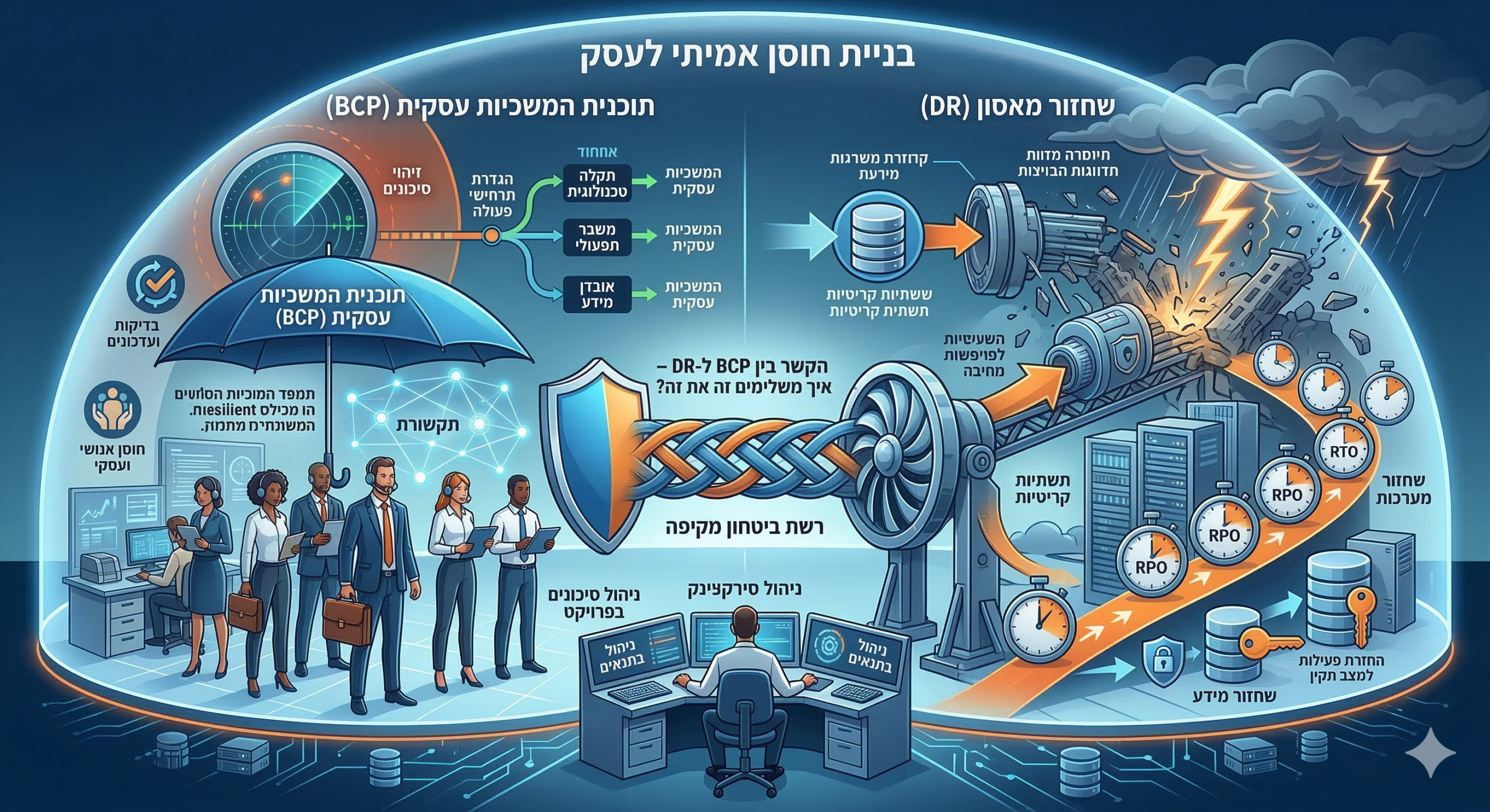 אלדר לב רן | מהי תוכנית המשכיות עסקית (BCP) ושחזור מאסון (DR)